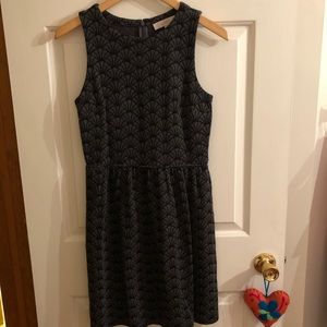 LOFT Gray Sleeveless Dress